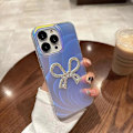 Pikkukuva 1 / 4: iPhone 13 Prolle ohut akryyli + TPU -puhelinkuori IMD -kotelo, jossa timanttikoriste Bowknot