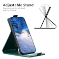 Miniatyrbillede 4 af 5: For Samsung Galaxy S21 Ultra 5g Diamantgitter Lodret Flip Læder Mobiltelefon Etui Green