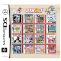Pikkukuva 1 / 5: Kokoelmapeli Kasettikortti Nintendon DS 3DS 2DS Super Combo Multi Cart 318in1