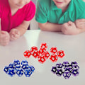 Miniatyrbillede 2 af 5: 10 stk 12-sidede terninger D12 Polyhedrale terninger Familiefest Pub Club Spil Akryl Terninger Red