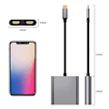 Pikkukuva 4 / 5: 4-in-1 USB Type-C -hubi kahdelle 4K HD -yhteensopivalle latausportille USB-C -telakointiaseman sovitin, tukee kahta