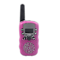 Miniatyrbilde 2 av 4: Barne-Walkie Talkie 3km Utendørs Intercom LCD-Skjerm Bærbar Walkie Talkie Blue