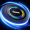 Miniatyrbillede 1 af 4: Genopladelig LED Frisbee - 16 Million Farver RGB - Smart Mode - Automatisk Tænding - Sjov Gave til Jul, Fødselsdage og Camping Tri-Farve blue