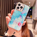 Pikkukuva 2 / 5: iPhone 13 Pro -kotelo, sähköpinnoitettu linssikehys, PC+TPU IMD -puhelinkuori Y6 Blue Scale