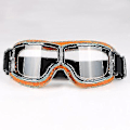 Pikkukuva 1 / 5: Nahka-Goggles Vintage Moottoripyörälasit Vintage Moottoripyörälasit Retro Jet Kypärälasit 9