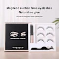Pikkukuva 4 / 5: Vedenpitävä magneettinen eyeliner ripsillä ja pinseteillä, 3 parin setti, pitkät ripset 1 set