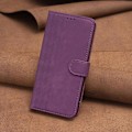 Miniatyrbild 2 av 5: Mobiltelefonskal i rutiga, präglad läder för Samsung Galaxy S24+ 5g Purple