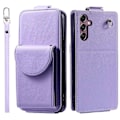 Miniatyrbilde 1 av 5: Etui for Samsung Galaxy A34 5G - Vertikal lommebok med stropper Style C