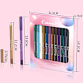 Miniatyrbild 4 av 5: Bright Makeup 12 Färgade Ögonskuggor Eyeliner Penna 100g GAO242177