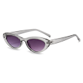 Pikkukuva 1 / 2: Wrap Around Muoti Aurinkolasit Polarisoitu Soikea Aurinkolasit Miehille Naisille Trendikkäät Nopeat Soikeat Tummat Futuristiset Aurinkolasit Varjostimet Lasit Silmälasit (keltainen L Gray frame gradually purple film