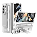 Pikkukuva 1 / 5: Samsung Galaxy Z Fold5 5g -integroitu Ag Matte -taittuva matkapuhelinkotelo kynälokerolla Silver