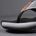 Miniatyrbillede 2 af 5: Mænds Strand-Sandaler, Hurtigtørrende Flip-Flop Slides, Vådt Greb Sål, Blød Komfortpasform & Buestøtte black and grey 39