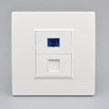 Miniatyrbilde 3 av 5: SC Fiber Optic Interface, Vegguttak, RJ45 Nettverkskontaktpanel, Connecto1 Type - På lager