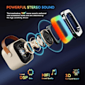 Miniatyrbillede 3 af 4: Mini Karaoke Maskine til Børn og Voksne, Bærbar Bluetooth Mini Karaoke Mikrofon Sang Højttaler med 2 Mikrofoner og Lys, Gavelegetøj til Alle Smartphones