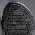 Miniatyrbilde 3 av 5: Hernesandaler for menn, Hurtig tørkende flip-flop-slides, vått grep på sålene, myk komfortabel passform og hvelvstøtte black and grey 39