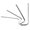 Pikkukuva 2 / 5: Allen-avaimet 1,5 mm / 2 mm / 2,5 mm / 3 mm Nikkelillä päällystetyt ruuviavaimet kuusiokololla