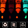 Miniatyrbilde 2 av 5: 10ml Halloween Glow Pop In Dark Face Black Light Paint Uv Neon & Body Crayon Kit Fluorescent Makeup Marker Christmas H