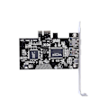 Miniatyrbillede 4 af 5: PCI-e 1x til 16x 1394 DV Video PC Capture Udvidelseskort med 6-pins til 4-pins til Firewire PCIe Kort Desktop Computer