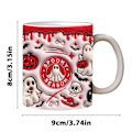 Miniatyrbillede 3 af 5: Nyt Spooky Halloween Kaffe Krus Vand Krus Halloween Græskar A