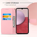 Miniatyrbillede 4 af 5: For Samsung Galaxy A05s 3D Maleri Vandret Flip Læder Mobiltelefon Etui Chasing Dreams