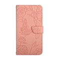 Miniatyrbillede 2 af 5: For Samsung Galaxy A05 Skin Feel Butterfly Præget Flip Læder Mobiltelefon Etui Pink