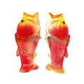 Miniatyrbilde 1 av 4: Unisex Simulerte 3D Fisk Tøfler Sommer Morsomme Mote Flip Flops For Utendørs Red 24-25
