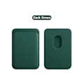 Miniatyrbillede 1 af 5: Jaster MagSafe Wallet Læder Kompatibel Til Iphone 14 13 12 11 Pro Max Xr Xs Max 7 8 Plus RFID Kort Holder Med MagSafe Magnet Dark Green