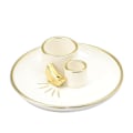 Miniatyrbillede 1 af 5: 4 i 1 Røgelseholder, Røgelsebrænder til Brændende Salvie, Røgelsesstav, Smudge Bowl, Røgelse Askefang