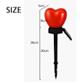 Miniatyrbillede 2 af 5: 2024 Solcelledrevet lys, Solcelledrevet elektromagnetisk resonanslys Red 1 pcs