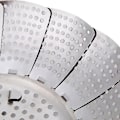 Miniatyrbilde 5 av 5: Foldbar dampkurv Teleskopisk dampkoker Fabrikk rustfritt stål dampkoker