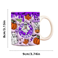 Miniatyrbillede 3 af 5: Nyt Spooky Halloween Kaffe Krus Vand Krus Halloween Græskar C