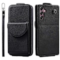 Miniatyrbilde 1 av 5: Etui for Samsung Galaxy A34 5G - Vertikal lommebok med stropper Style B