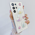 Miniatyrbillede 4 af 5: Til Samsung Galaxy S20 Fe Kærlighed Epoxy TPU Beskyttelsesetui Transparent