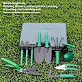 Pikkukuva 3 / 5: 5/10 kpl Puutarhatyökalusetti Liukumaton kahva Puutarhakäsityökalusetti kantolaukulla puutarhanhoidon ystäville Green 5 piece set