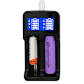 Miniatyrbilde 2 av 5: 18650 26650 16340 Batterilader Intelligent LCD-indikator for A/AA/AAA/AAAA