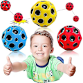 Miniatyrbild 1 av 5: Astro Jump Ball Set - Hoppbollar i gummi med poppande ljud för barns lek utomhus 3pcs