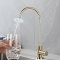 Miniatyrbilde 2 av 5: Kjøkkenvannkran i rustfritt stål, drikkevannkran, omvendt osmose drikkevannsfilter, vaskkran, kjøkkenutstyr Rose Gold