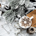 Miniatyrbillede 5 af 5: 16 stk. Julepynt til hjemmet Rustfrit Julekaffeskeer Dessert Skeer Spisebestik Køkken N