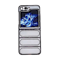 Miniatyrbilde 1 av 5: Elektroplettert TPU-beskyttelsesetui for Samsung Galaxy Z Flip5 Black