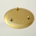 Miniatyrbild 5 av 5: Romantisk aromdiffusor bordsljusstake järnbricka bas dekorativa prydnader söt enkel modern liten ljusstake ljusstake guld (2 stycken, guld)