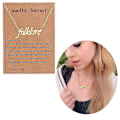 Miniatyrbild 2 av 5: Halsband i rostfritt stål inspirerat av TS, modekragekedja, unik halskedja Gold SWIFTIE 13