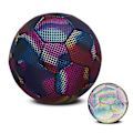 Miniatyrbillede 3 af 5: Glow-in-the-dark fodbold i størrelse 4 og 5, lysende bold til natkampe og træning Multicolor 4