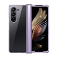 Miniatyrbilde 1 av 5: Elektroplettert tredelt mobiltelefonveske for Samsung Galaxy Z Fold5 Purple
