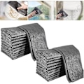 Pikkukuva 1 / 5: Paksuuntunut Magic Cleaning Cloth, Mikrokuitu Lasinpuhdistusliinat, Uudelleenkäytettävät Puhdistusliinat 10Pcs 20 x 30 cm