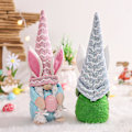Miniatyrbild 4 av 5: Påskdvärgdocka Dekoration Tomte Kanin Ornament Kanin Docka för Vårgåva C