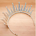 Miniatyrbilde 4 av 5: Brudeskrone Tiara Bryllup Prinsesse Hodebånd Diamant Krystall Hårtilbehør style4
