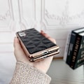 Pikkukuva 4 / 5: Samsung Galaxy Z Fold5 5g:lle Plating Plaid Pu All-inclusive iskunkestävä matkapuhelinkotelo Green