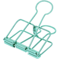 Miniatyrbillede 1 af 5: Ekstra store papirclips, hule, lange clips 3,2 cm, flere farver, store papirklemmer til kontorartikler (10 stk.) (D-V2) green
