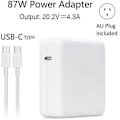 Pikkukuva 1 / 5: 30W 61W 87W USB-C Virtalähde Laturi Type-C Macbook Pro Air Kannettava Tietokone Mac 87w