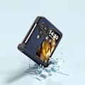 Miniatyrbillede 5 af 5: Abeel til Oppo Find N3 Flip 5g telefonetui PU læder hængselbeskyttelsesdæksel Blue